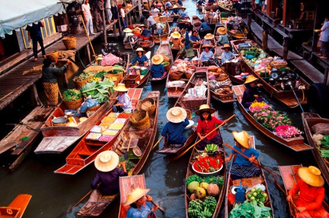 floating market Bangkok floating market Bangkok