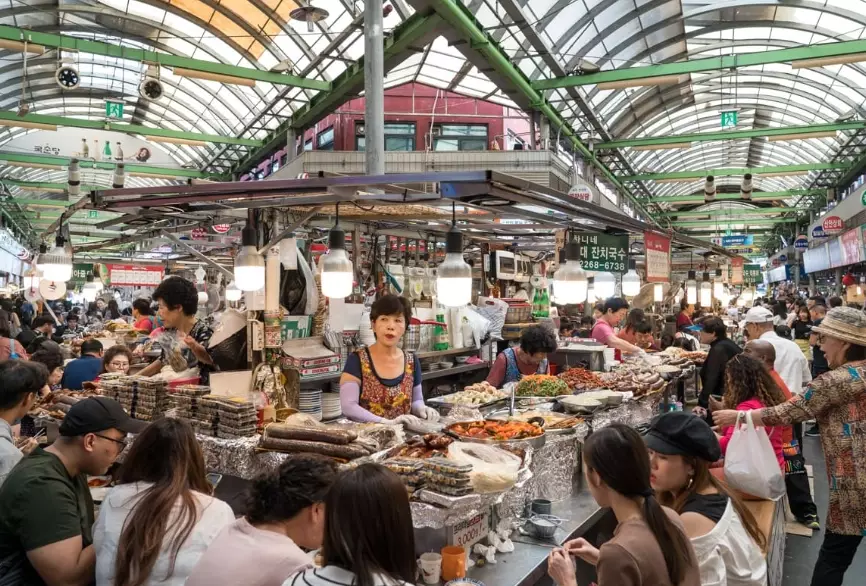 Gwangjang Market food