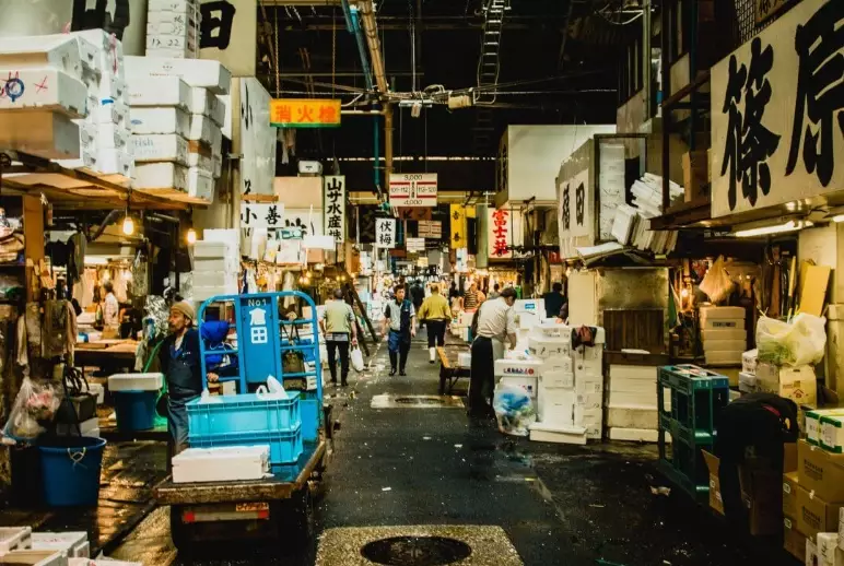 Toyosu market Toyosu market
